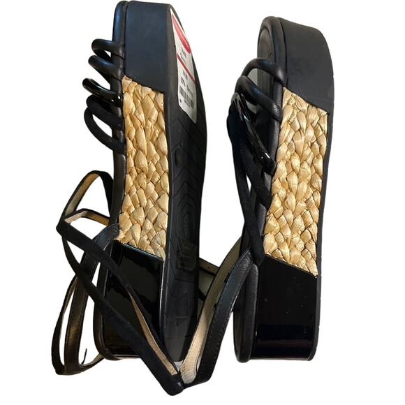 Louise et Cie LO Bimo Black Strappy Platform Sandals Size 5.5 - Picture 11 of 11